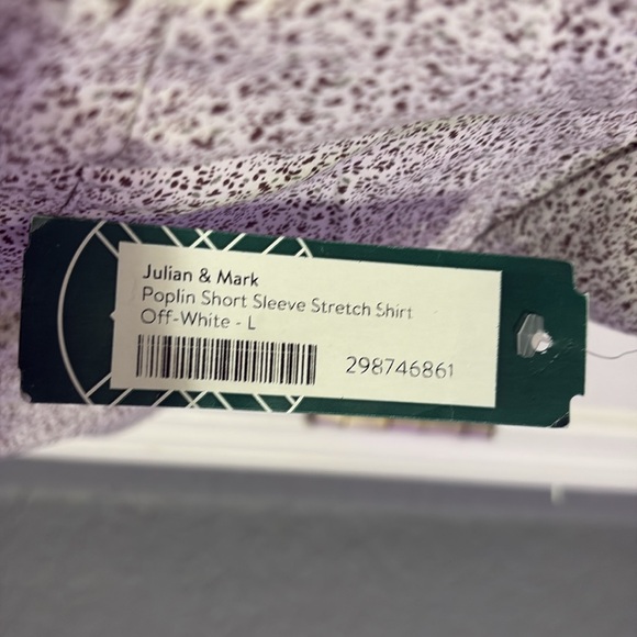 Poplin Short Sleeve Stretch Shirt - Picture 4 of 4